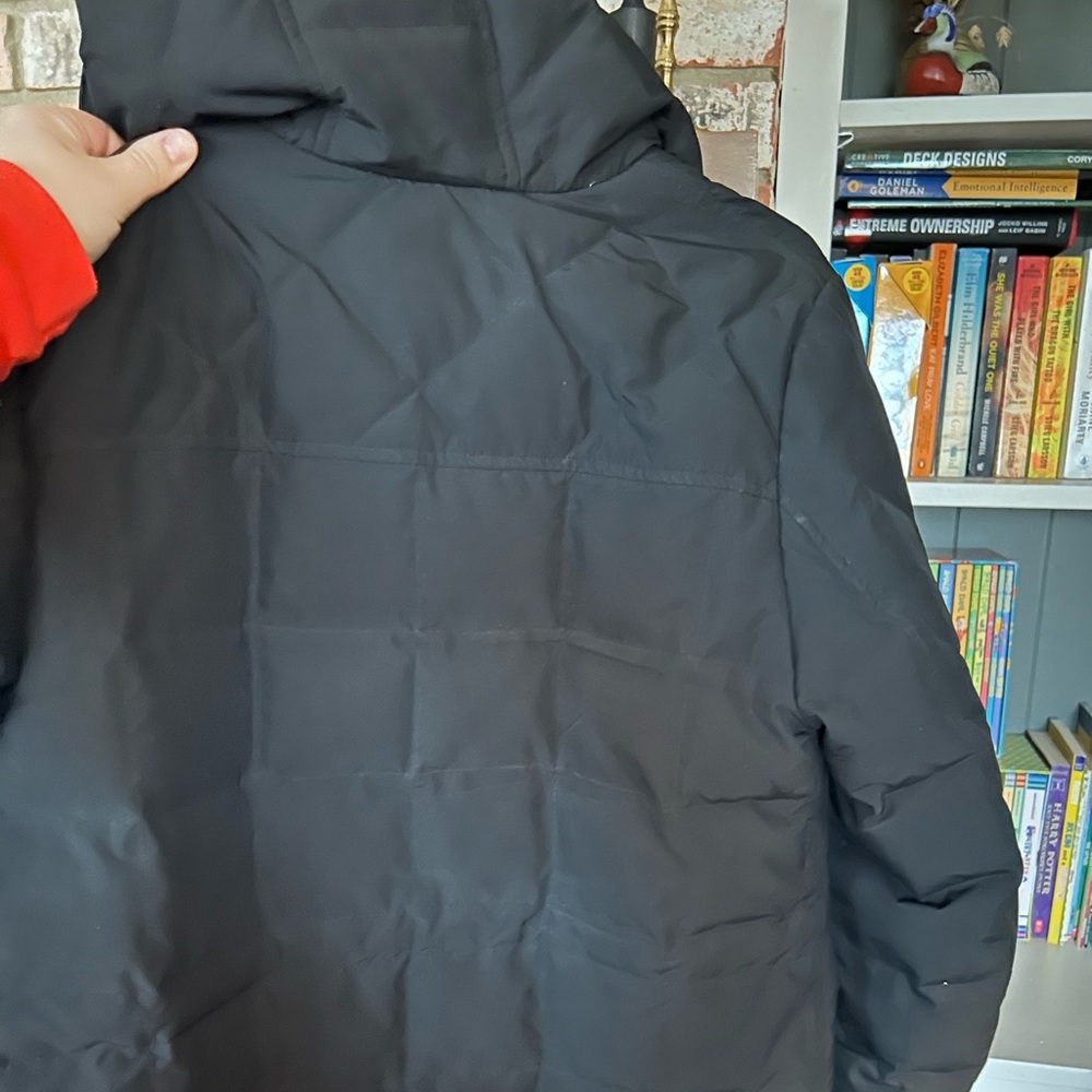 Black Eddie Bauer winter jacket